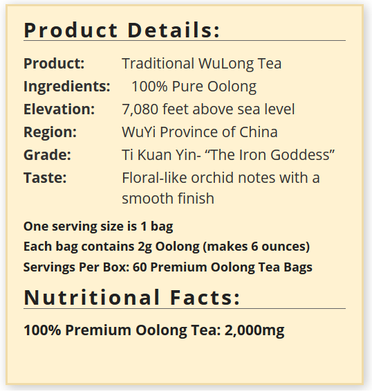 wu-long ingredients