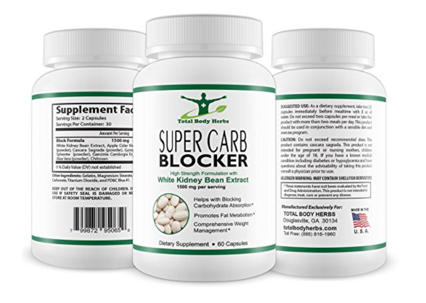 super carb blocker label bottles