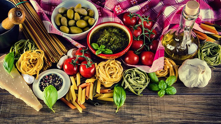 Mediterranean Diet fruits and vegetables