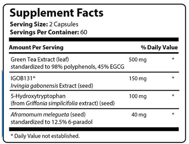 LeptiBurn ingredients