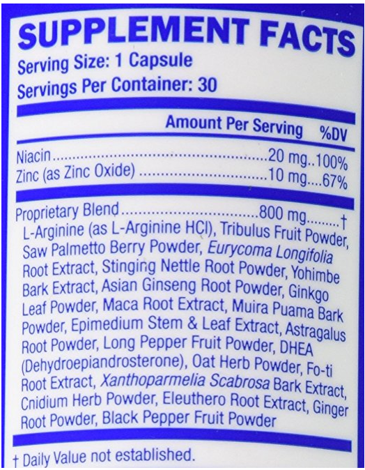 Libisure ingredients