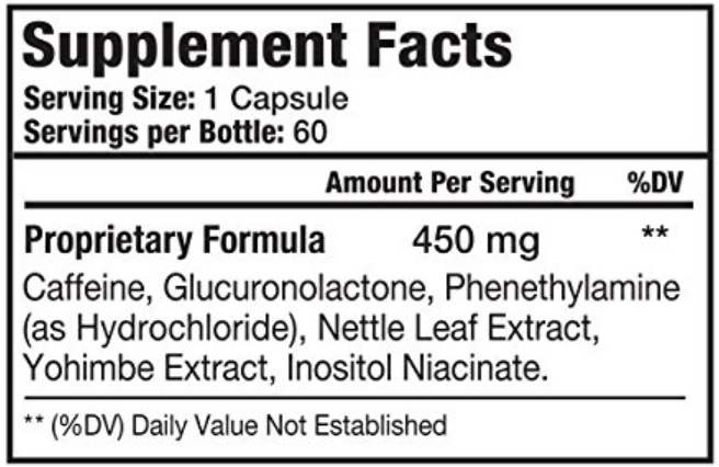 Altrexa ingredients