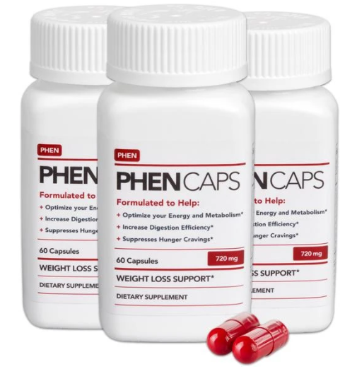 phen caps bottles