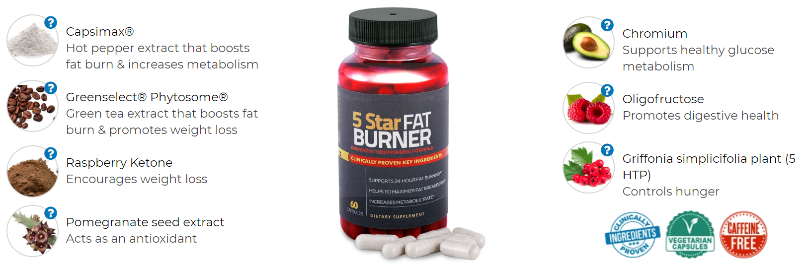 5-star fat burner formula