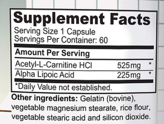 L-Carnitine Plus ingredients