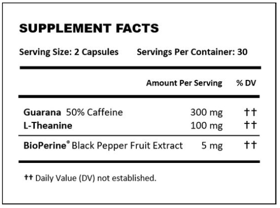 NitroAMP Ingredients